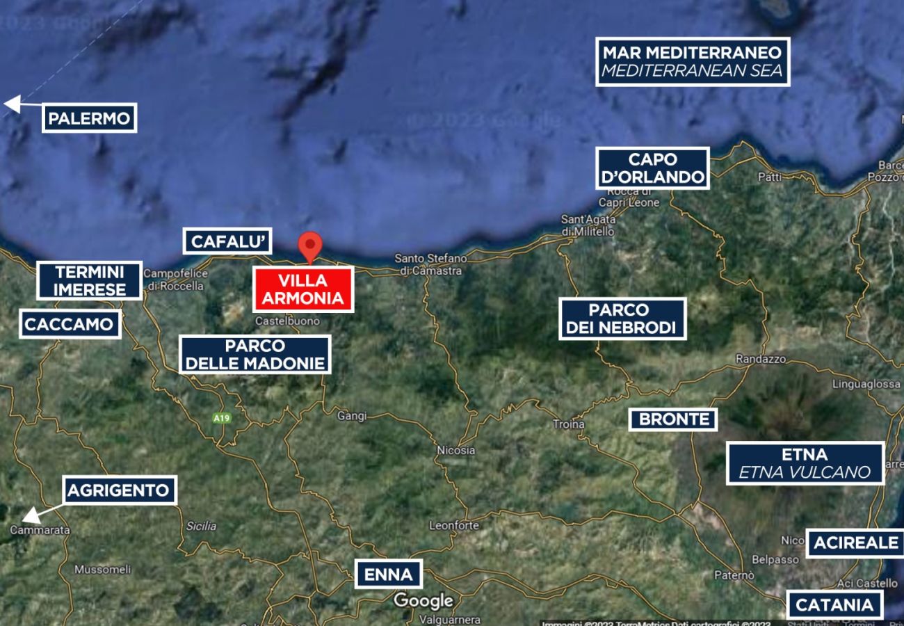 Villa in Pollina - Villa Armonia